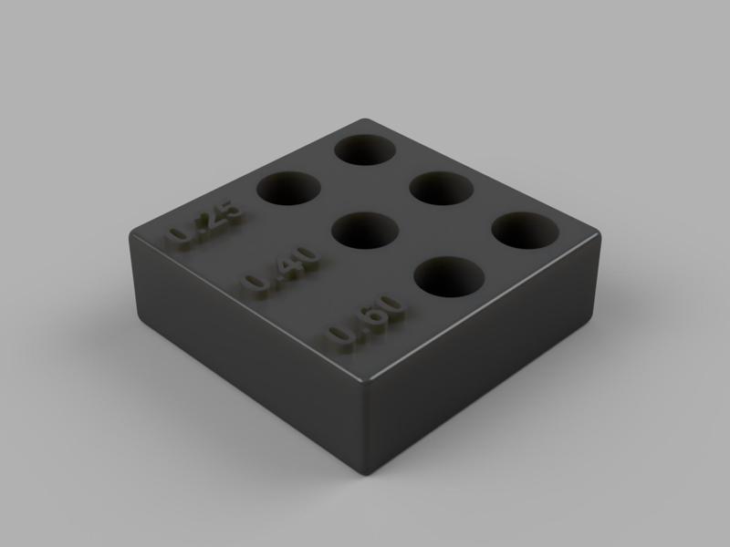 Small Nozzle Storage Block
