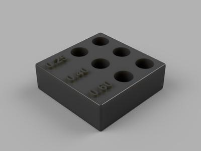Small Nozzle Storage Block