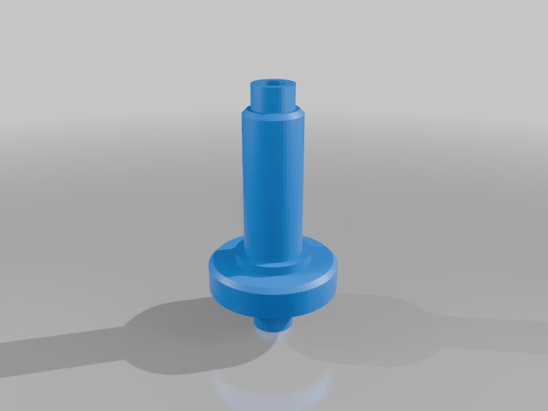 Axle adapter for centering side-mounted wheels with 12mm  axis