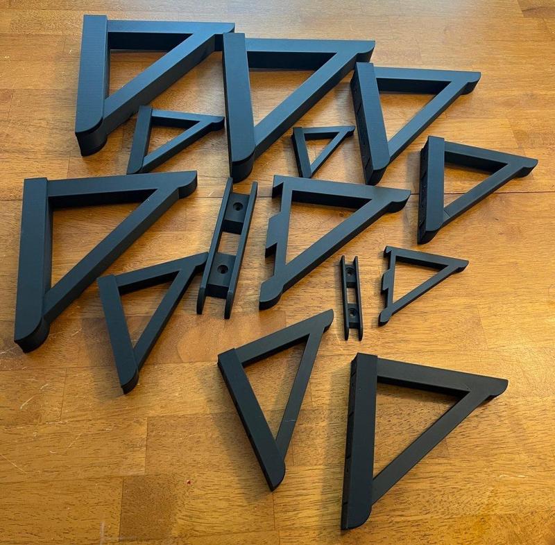 Shelf Bracket with a French cleat system