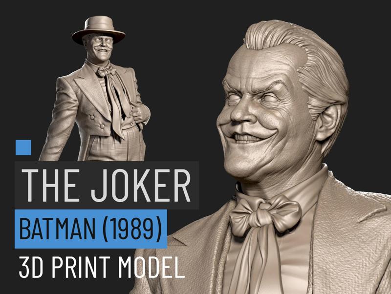 The Joker - Batman 1989 - 3D Print Model