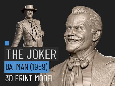 The Joker - Batman 1989 - 3D Print Model