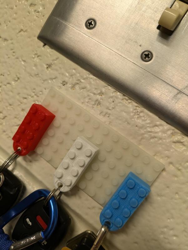 Interlocking Block Keychain
