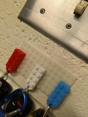 Interlocking Block Keychain
