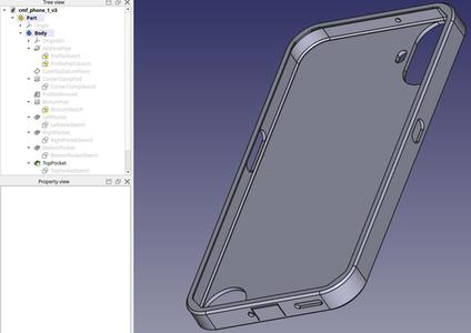 CMF Phone 1 case for TPU with FreeCAD file