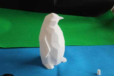 Low Poly Penguin Lamp resin mould