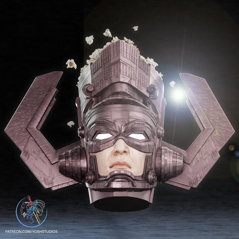 Galactus Food Bucket 3D Printer STL File