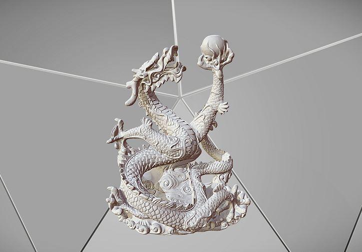 Dragon with pearl
