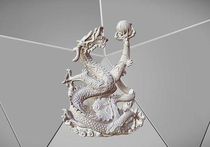 Dragon with pearl