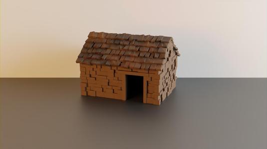 Stone house - wargaming terrain