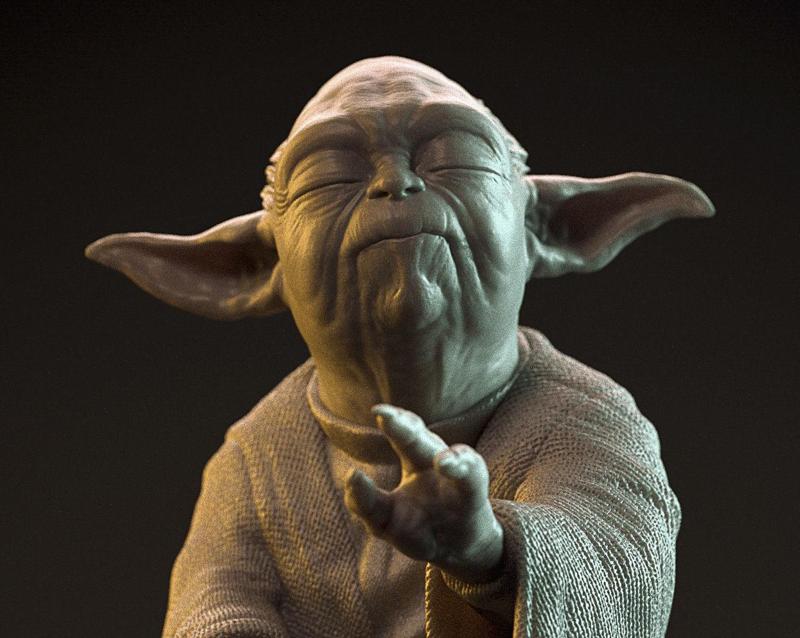 YODA ready for 3D Printing - model by Flavio Novi