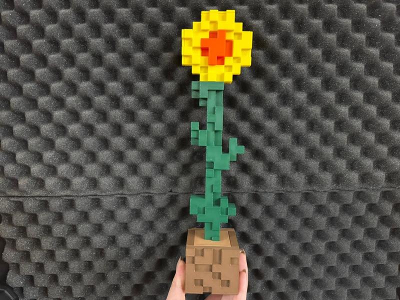 Minecraft puzzle Sunflower