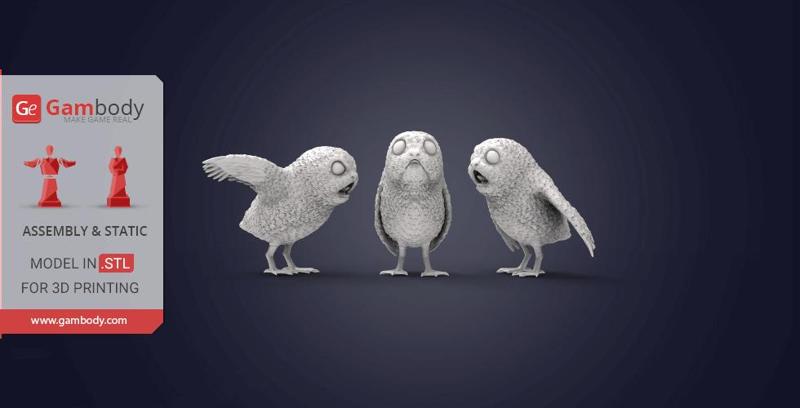 Porgs 3D Printing Figurines | Assembly