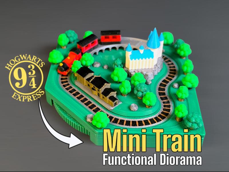 Mini Train - Hogwarts Express Diorama 