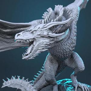 Viserion Dragon STL files for 3D Printing | Assembly Model