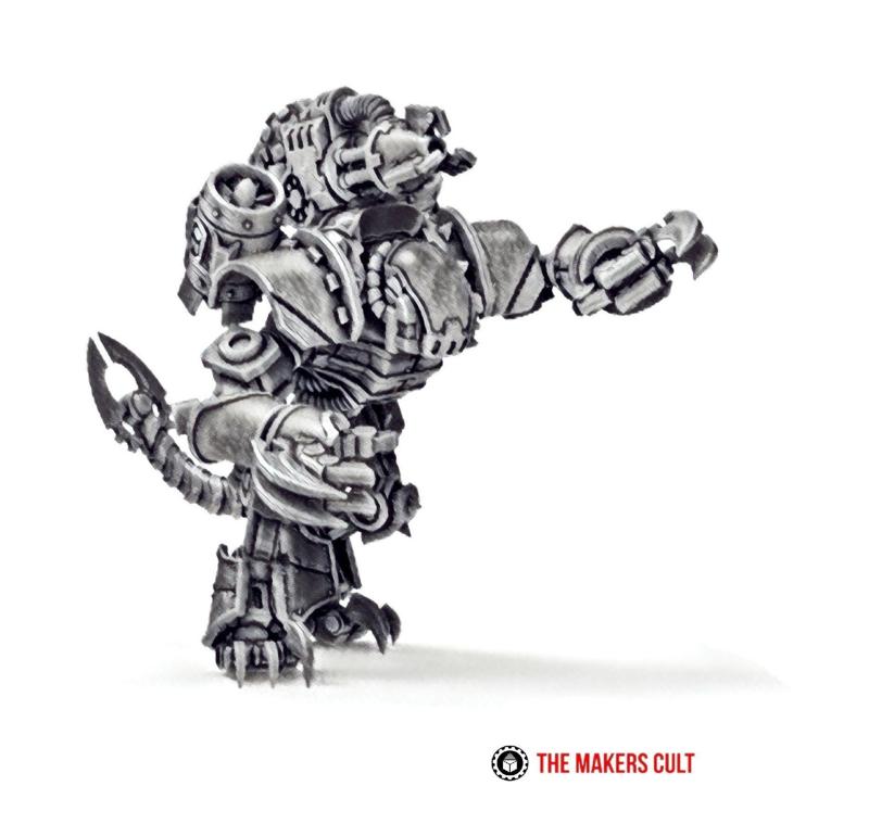 Dark Techno Velocirax Battle Thralls