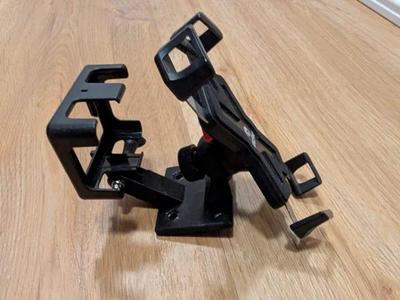 Smartphone holder replacement baseplate 3.0 incl. GoPro-Mount   