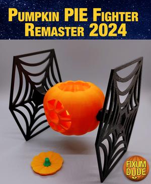 Pumpkin PIE Fighter 2024 Remaster (Halloween Themed Star Wars TIE Fighter) 