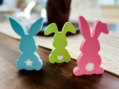 Three Bunnies - Easter