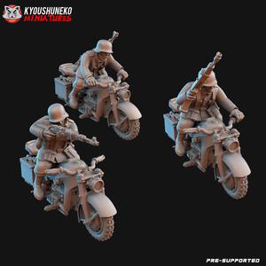 German Zundap Motorcycle Units ww2