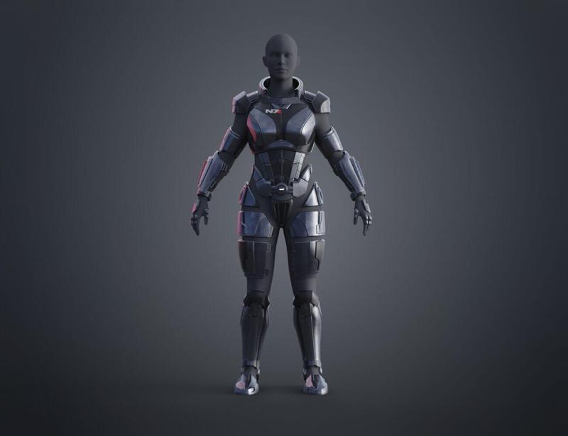 N7 Female Shepard Armor - Mass Effect