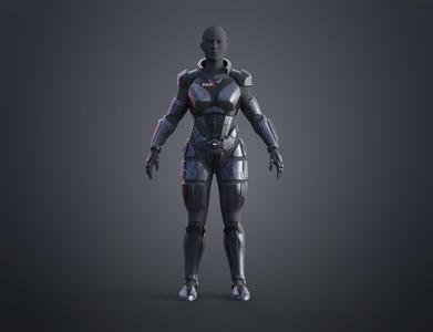 N7 Female Shepard Armor - Mass Effect