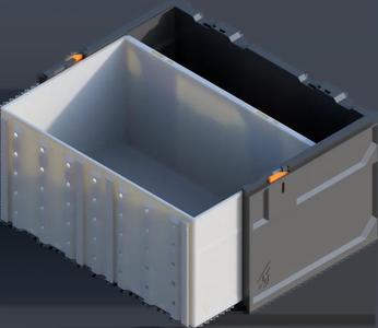 GEN2 115-2W-1.5H Decor Drawer   