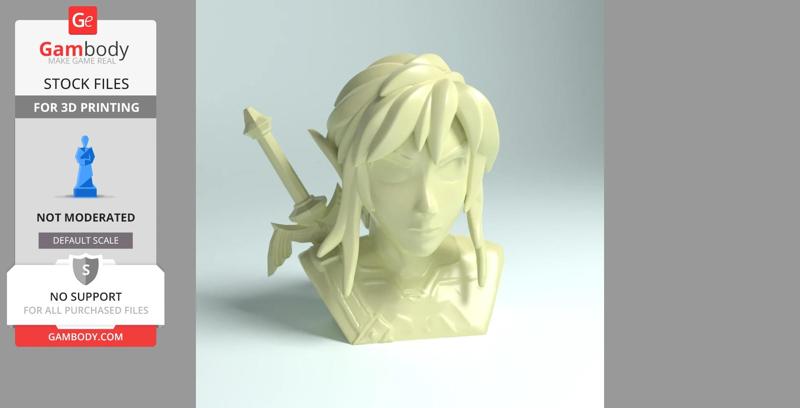 Link - Legend of Zelda BOTW Bust