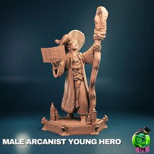 Male Arcanist Young Hero