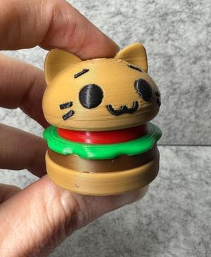 Cat Hamburger Fidget Clicker
