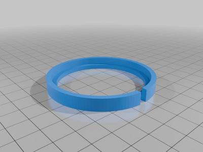 Adapter for fitting an Apple Magsafe charger in the stand of a cheap BHHB magnetic charger