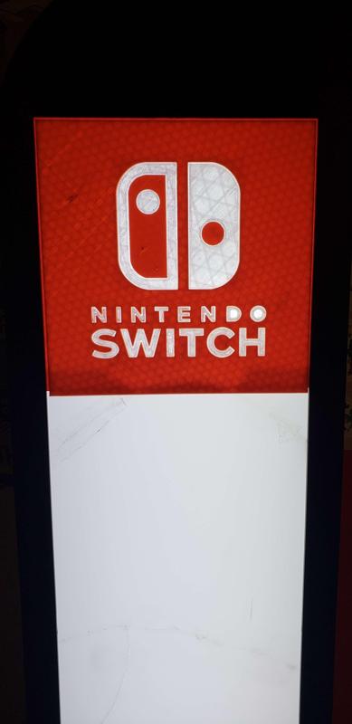 Switch Kiosk Translite Sign