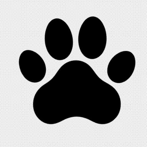Paw decoration 2d