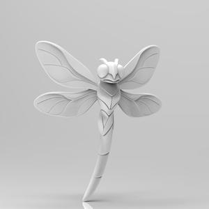 Mystical Libellula Minimalist Sculpture