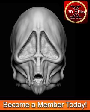 Givin Head Sculpt - Star Wars Head Sculpt - 3D Print File STL