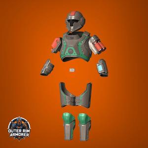 CM-14 Physician Armor and Helmet from Helldivers 2 - Digital STL File