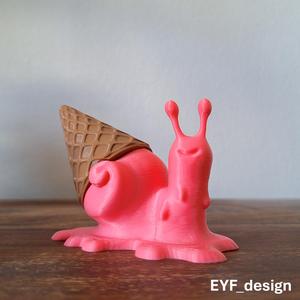 Snail Ice Cream Figure