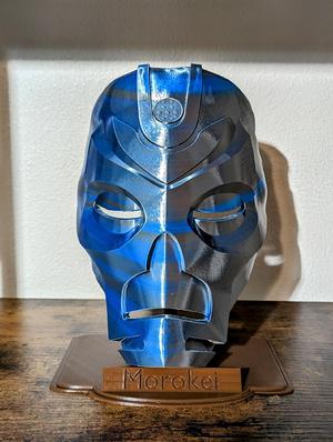 Wearable Skyrim Dragon Priest Mask with stand