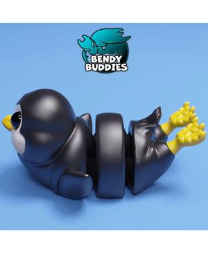 Waddles Cute Penguin / Aquatic Bird Articulated / Print-in-Place Snow Creature / Cute Ice Beast 