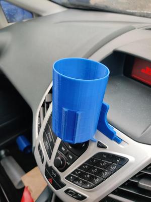 Can Holder (Monster, Coke, etc.) with Phone Mount for CD Slot Universal Dove-Tail Bracket (Ford Fieta Mk6)