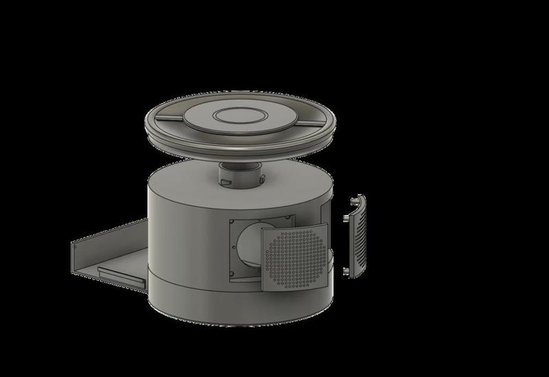 Bluetooth Speaker Enclosure for Dayton Point Source 