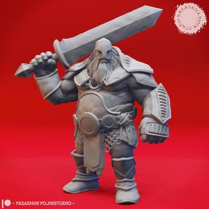 Fire Giant Swordsmen - Tabletop Miniature