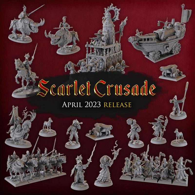 TitanForge Miniatures - April 23 Release - Scarlet Crusade vol2