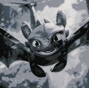 Toothless / Ohnezahn Hueforge
