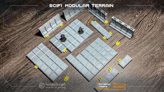 Sci-fi modular terrain