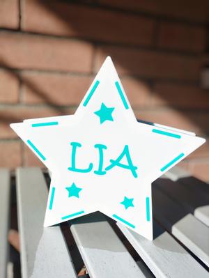 Customizable star lamp