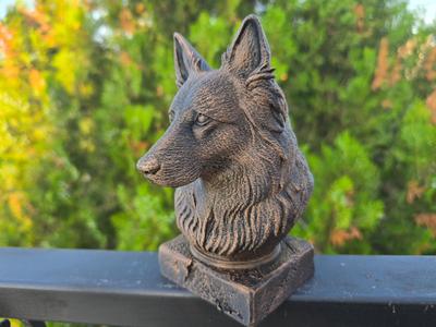 LONG HAIRED GERMAN SHEPHERD BUST