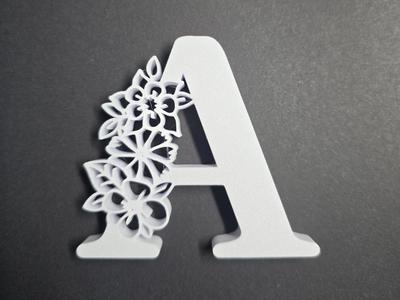 Decorative Letter – Floral Alphabet