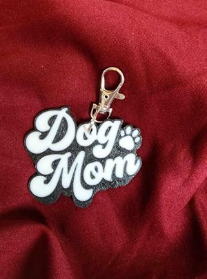 Dog Mom Keychain