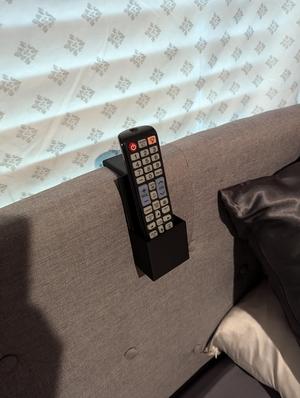 Tv remote headboard holster